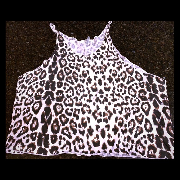 Leopard Print Muscle Tank - Picture 1 of 2